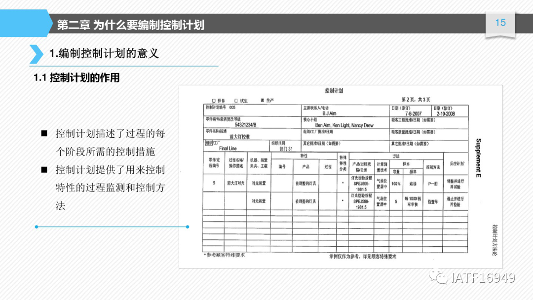 如何編制控制計劃-CP培訓教材的圖15