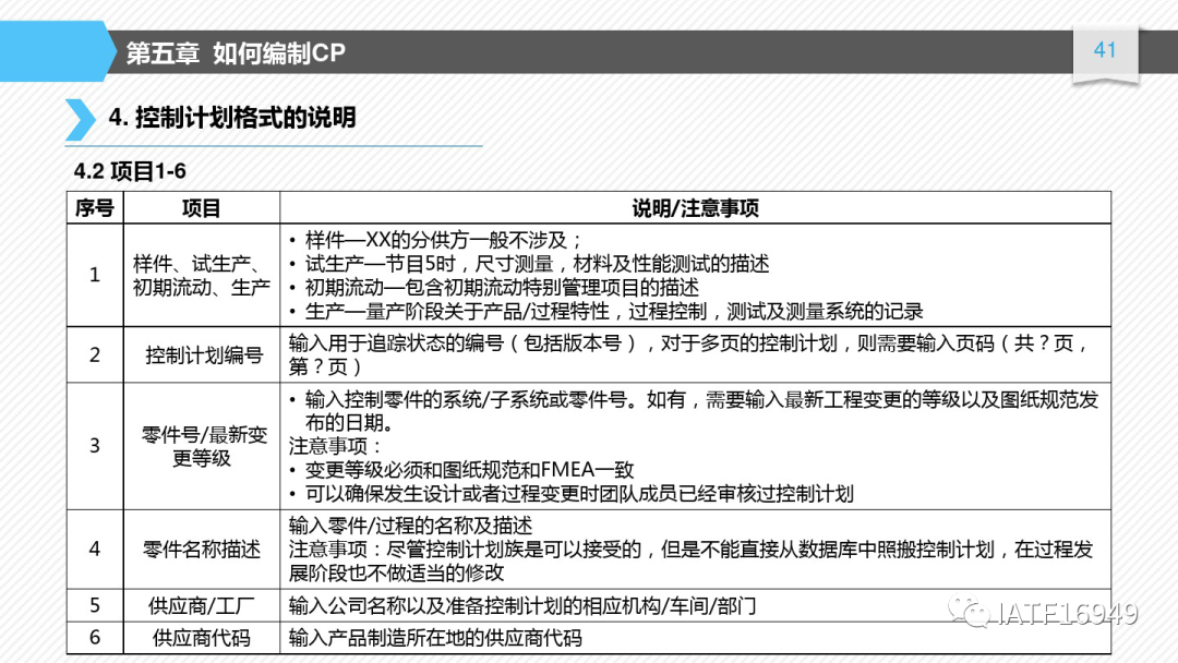 如何編制控制計劃-CP培訓教材的圖41