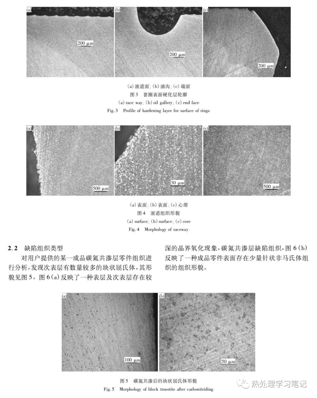 筆記89：GCr15鋼制軸承氣體碳氮共滲組織及性能的變化的圖3