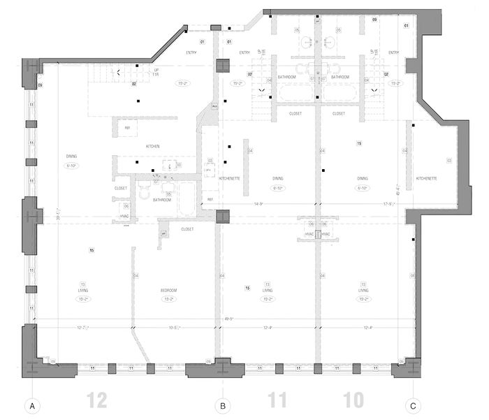 設計師爆改 306㎡ LOFT ，用玻璃夾層做出 600㎡ 既視感！ 家居 第7張