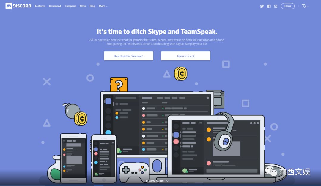 游戏聊天软件discord 为什么一直被腾讯看好 东西全球观 东西文娱 微信公众号文章阅读 Wemp