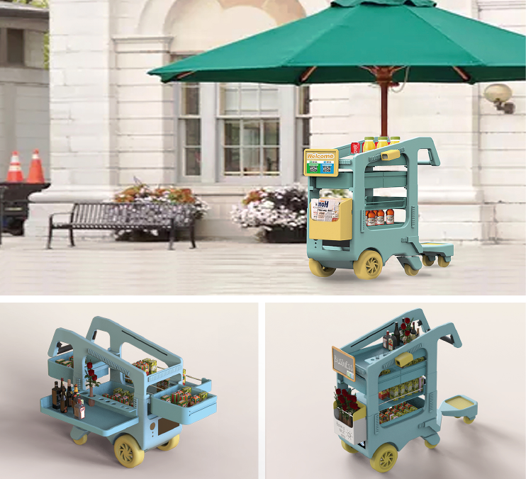 摆摊设计助力地摊经济可持续发展优秀作品分享上