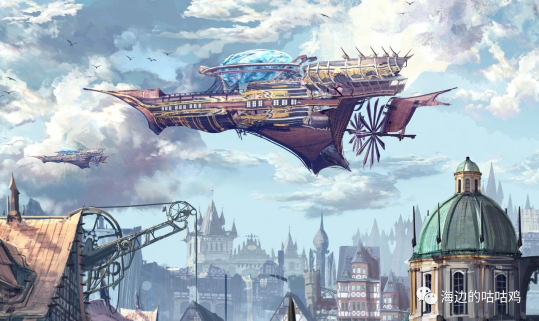 巨型飞艇是蒸汽朋克的经典产物（看着超酷虽然可能速度不怎么快
