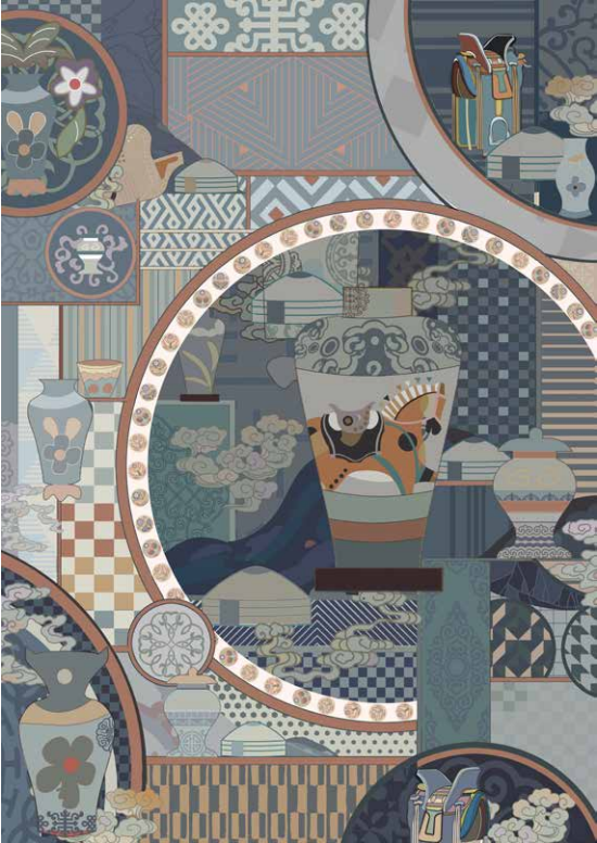 展讯丨“艺写黄河，情铸北疆”师生作品展 第18张