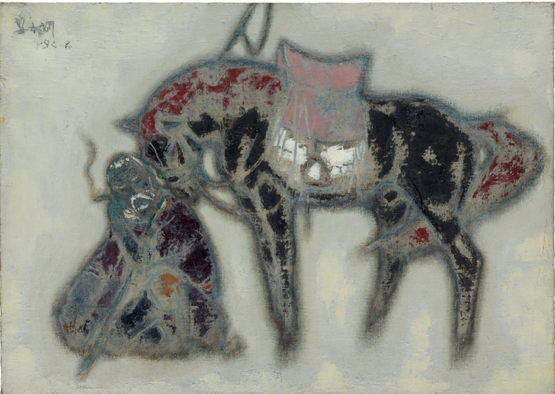 展览现场 | 吾心归处——内蒙古美术馆馆藏妥木斯师生油画作品展火热进行中 第11张