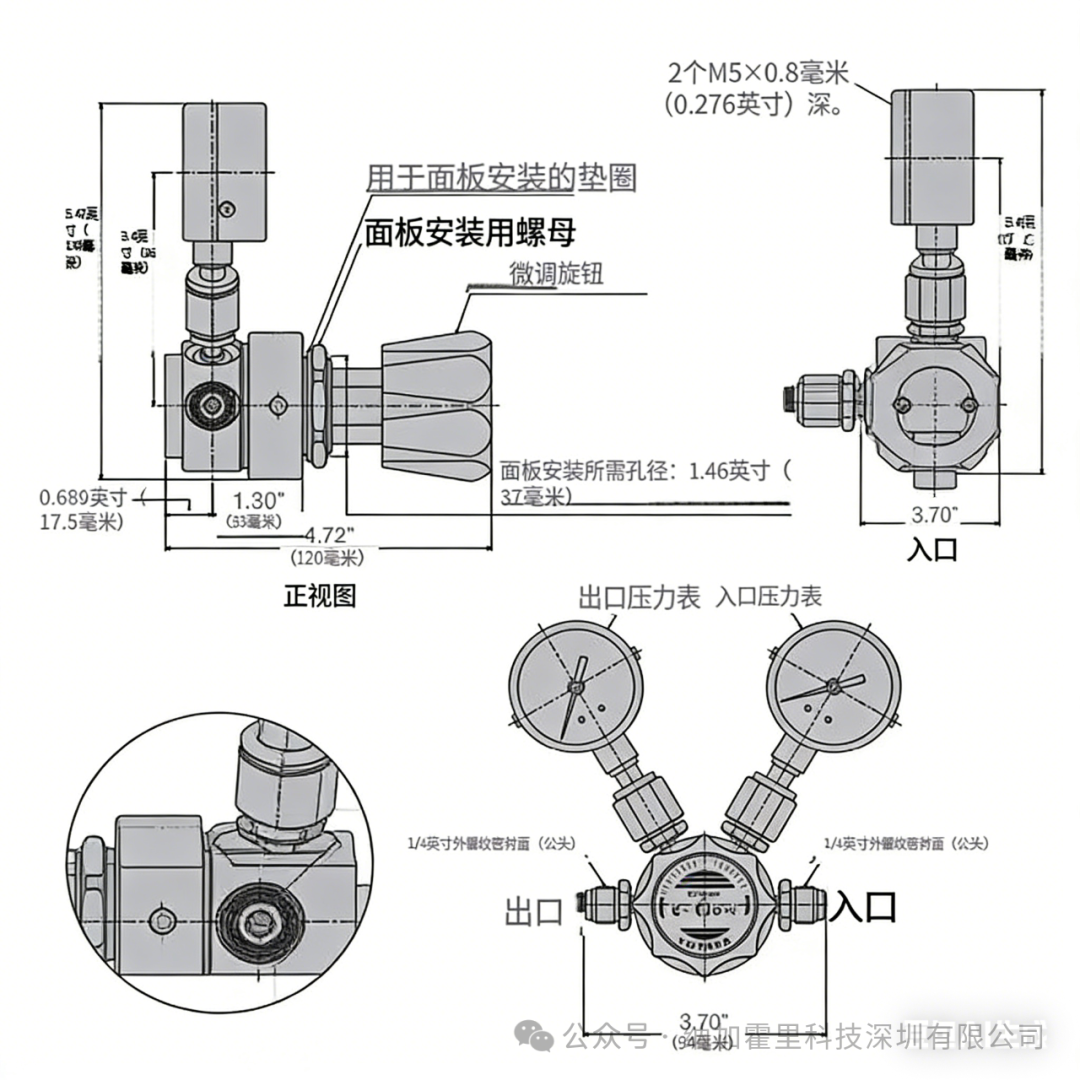 高壓工況的理想選擇：YUTAKA半導(dǎo)體用L20系列高壓調(diào)節(jié)器的密封與性能特點(diǎn)
