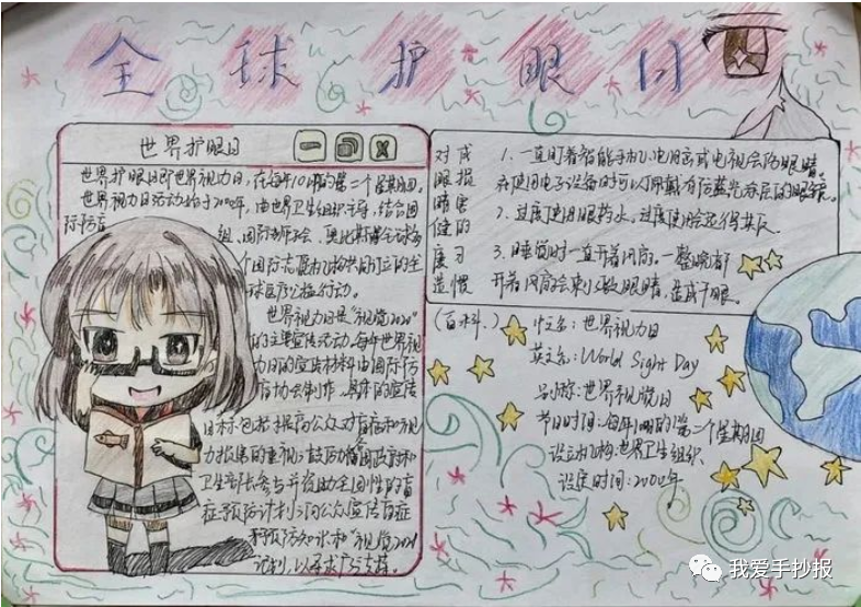 2024爱眼护眼手抄报合集：珍视光明的窗户，爱护我们的眼睛
