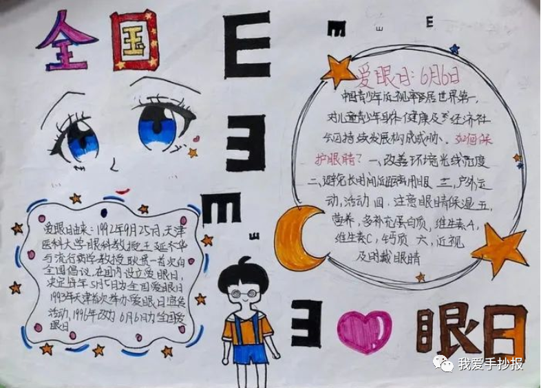 2024爱眼护眼手抄报合集：珍视光明的窗户，爱护我们的眼睛
