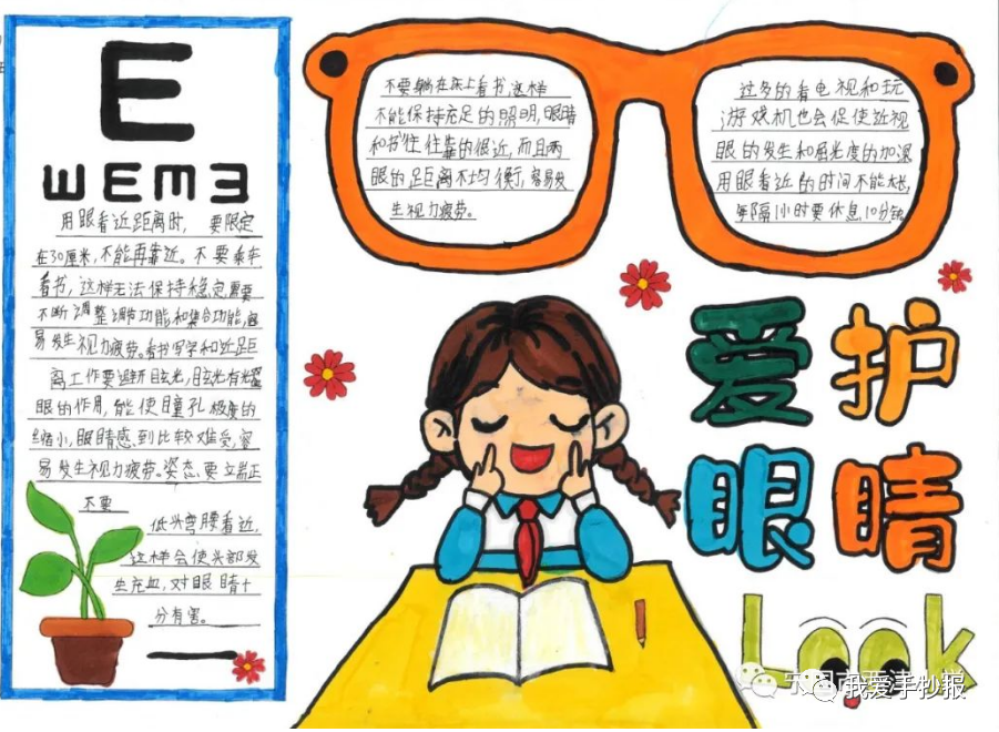 2024爱眼护眼手抄报合集：珍视光明的窗户，爱护我们的眼睛