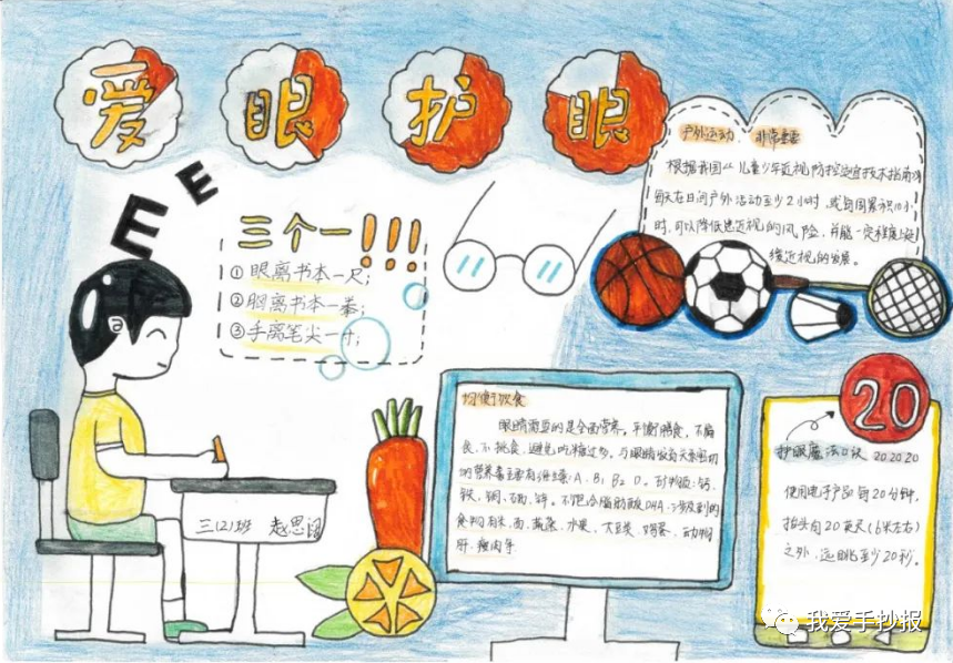 2024爱眼护眼手抄报合集：珍视光明的窗户，爱护我们的眼睛
