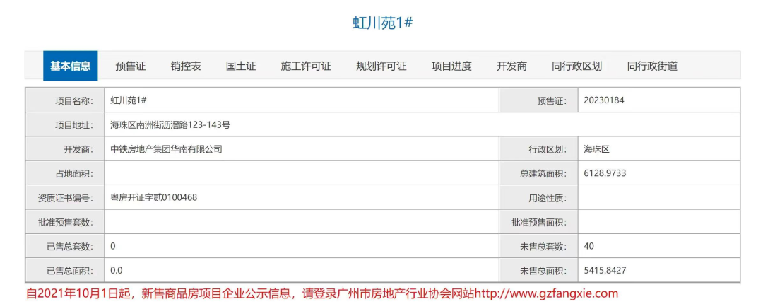 海珠中铁建西派粤府1栋拿到预售证！价格多少？