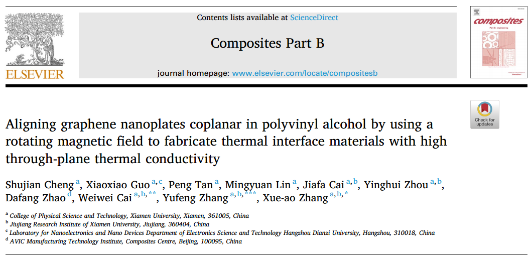 一种具有高导热性的CVGNPs/PVA热界面材料的图2