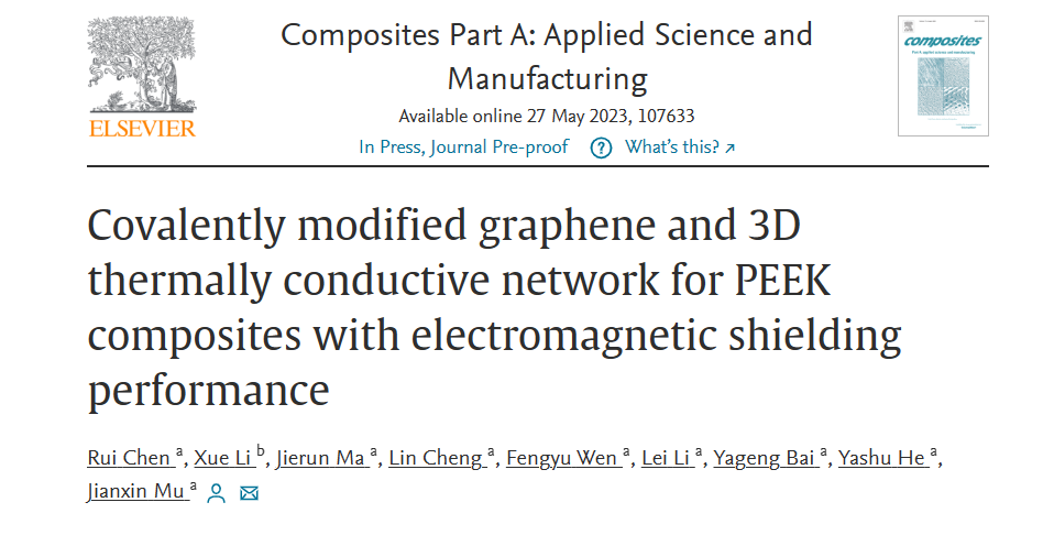 研究 \\ 一种具有优异电磁屏蔽和导热性能的PEEK复合材料的图2
