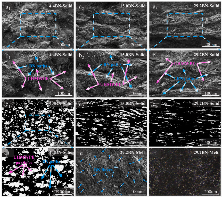 一种具有取向的BN/UHMWPE导热复合材料的图4