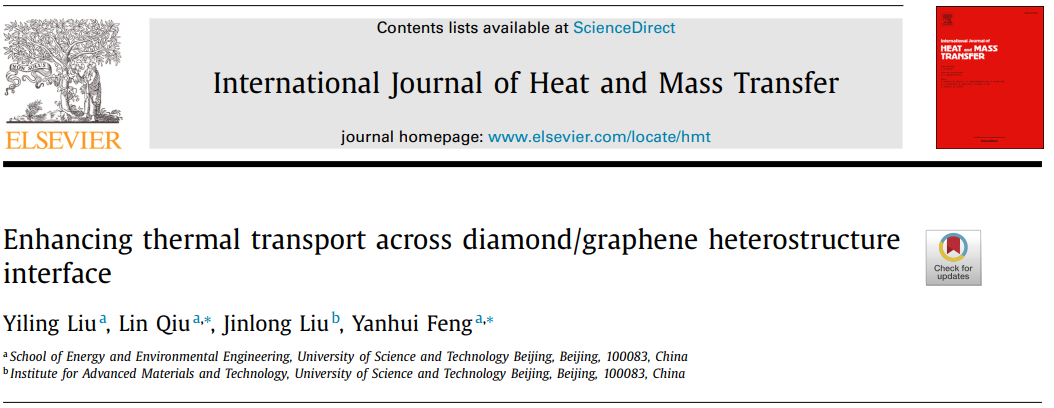 提高金刚石/石墨烯异质结构界面的热输运的图2
