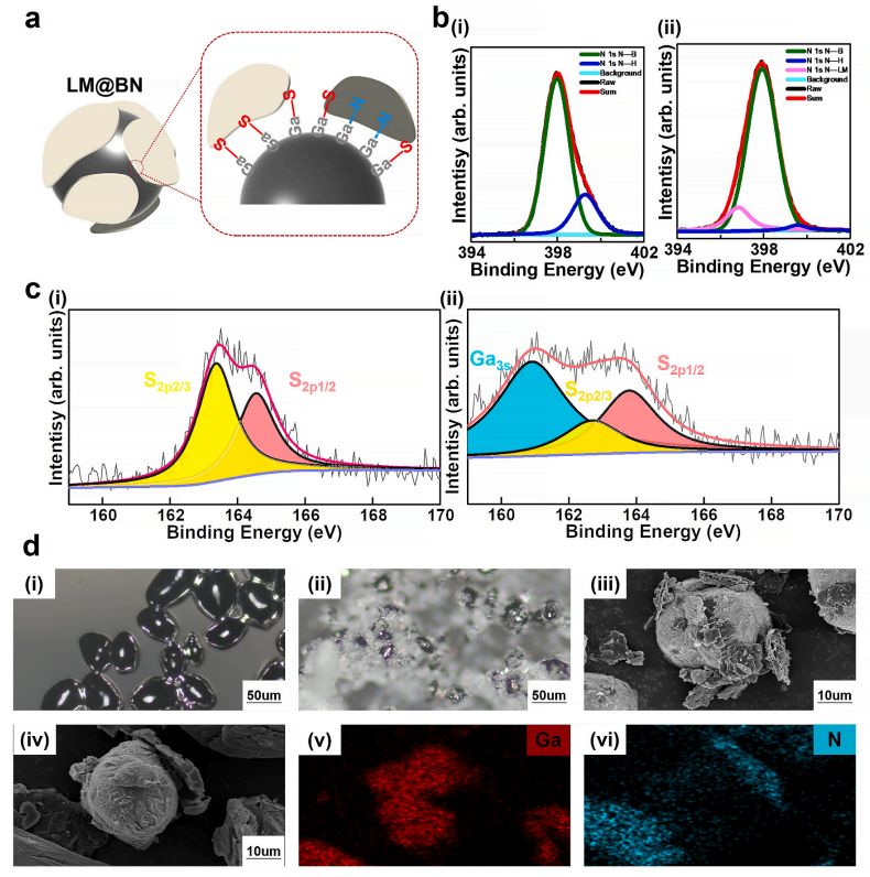 受“炸牛奶”启发制备了高导热LM@BN/PDMS复合材料的图5