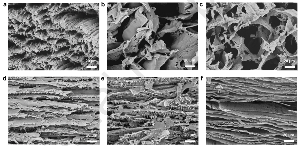 研究 \\ 冷冻铸造技术定向制备氮化硼复合隔热气凝胶材料的图7
