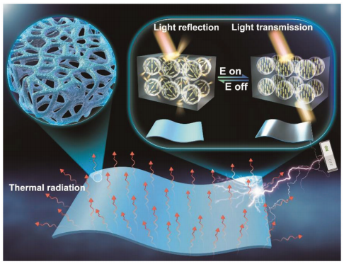 具有超快光学调制的被动辐射冷却智能窗的图3