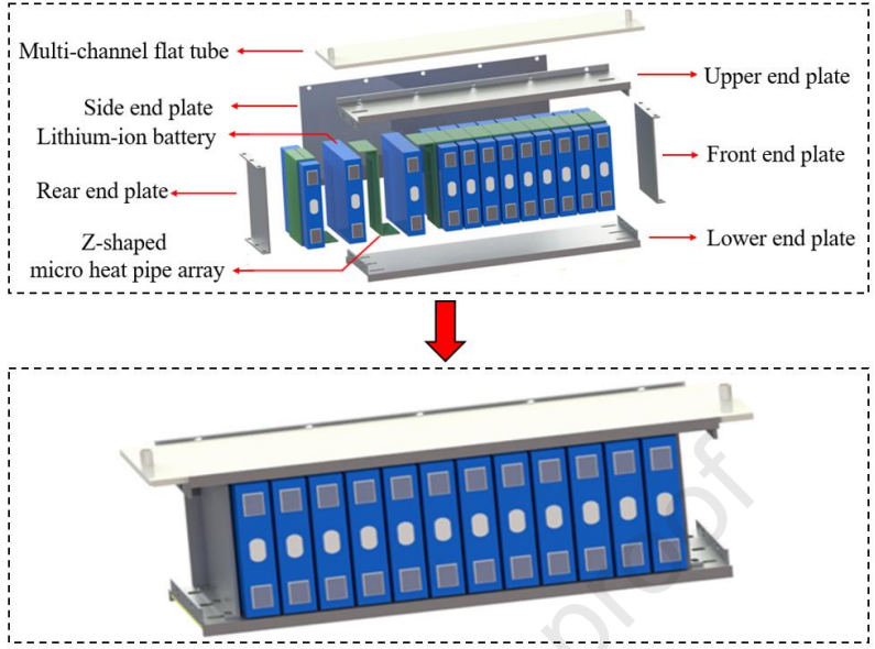 基于Z型微热管阵列的顶部液冷热管理系统实验研究的图4