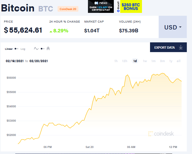 比特币突破万亿市值，马斯克换新头像