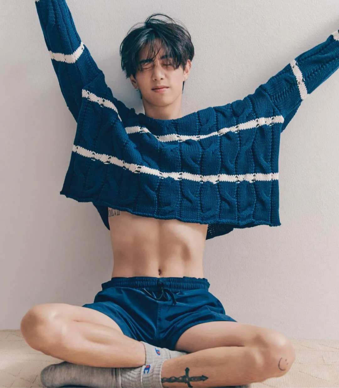 美籍华裔男星段宜恩最新calvinklein广告