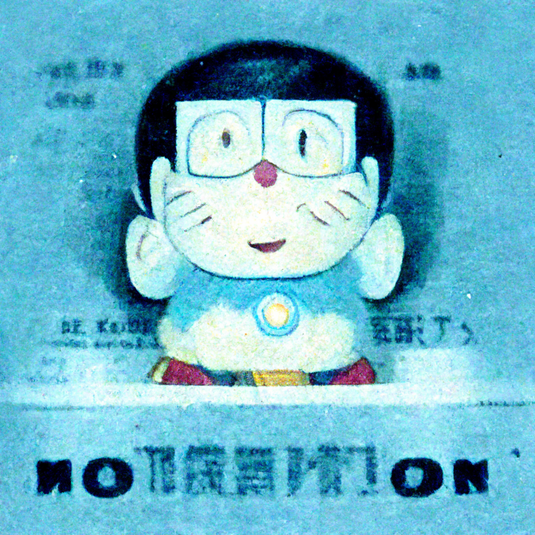 Communist script. - The caves of Noboshi Shindoa. - Doraemon's ending.