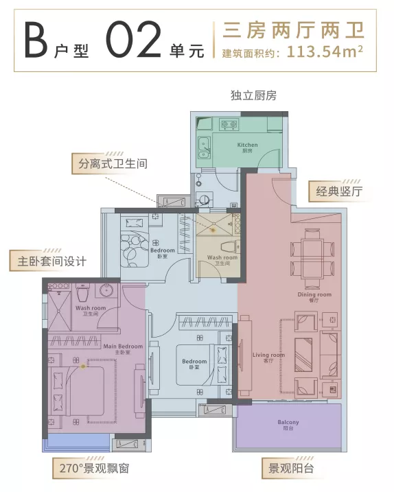 白云北嘉云汇云廷主推96-114㎡，值不值得买？