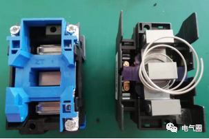 交流接触器的结构、工作原理、拆装与检测的图3