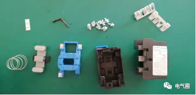 交流接触器的结构、工作原理、拆装与检测的图6