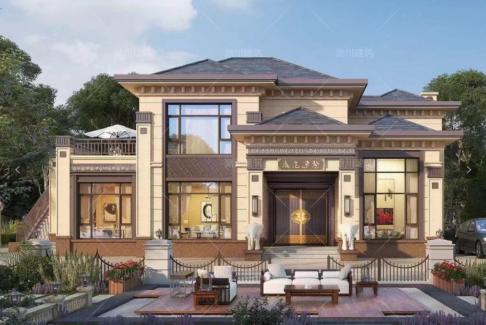 9套高级大方新中式别墅每一套都是精品普通人家想建不敢建