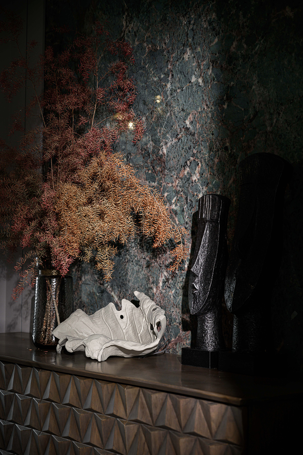 D3空间 ·案例丨 190㎡极简禁欲系住宅，有情调更有品质 。