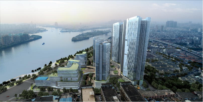 海珠越秀天荟江湾加推天樾组团，约176-343㎡南向观江大平层！