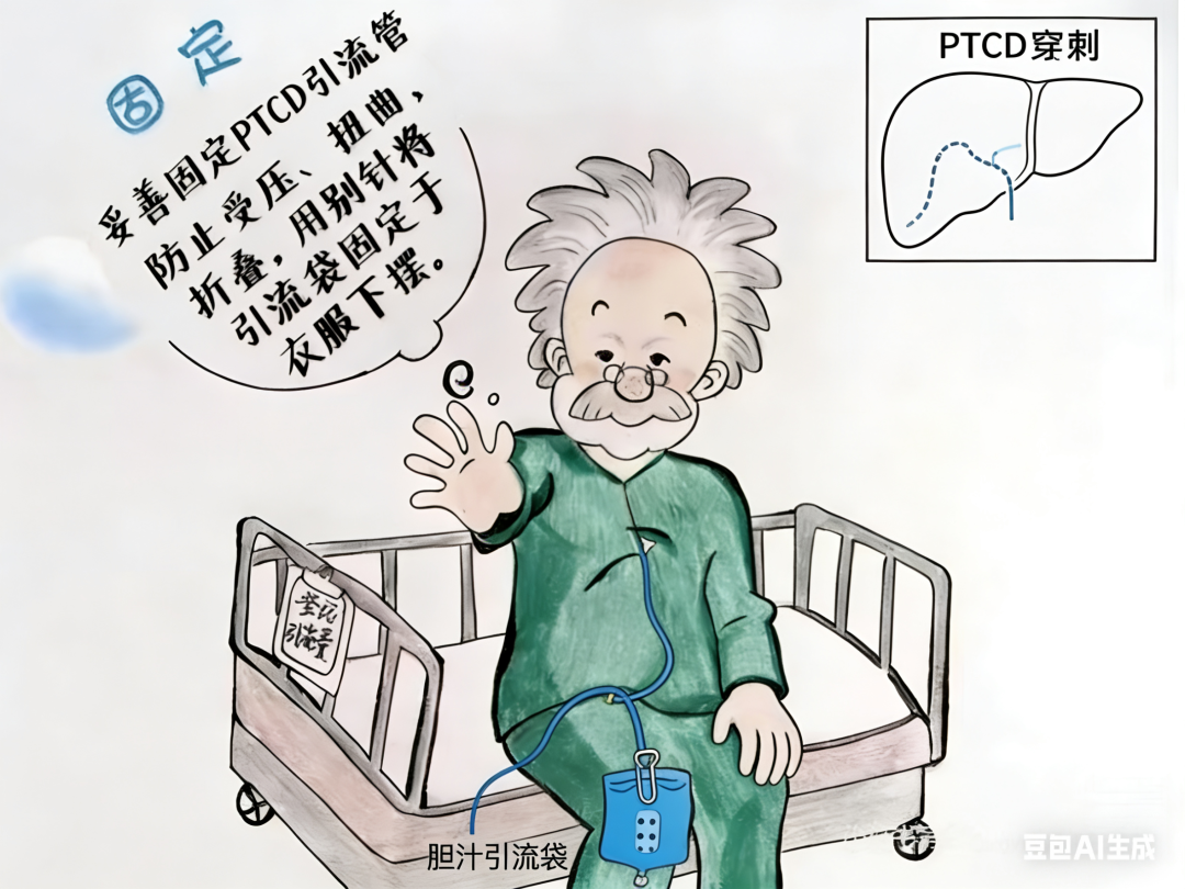 引流管怎么标识临医科普 ｜ 经皮肝穿刺胆道引流管的居家护理——带你了解PTCD_https://www.jmylbn.com_新闻资讯_第5张