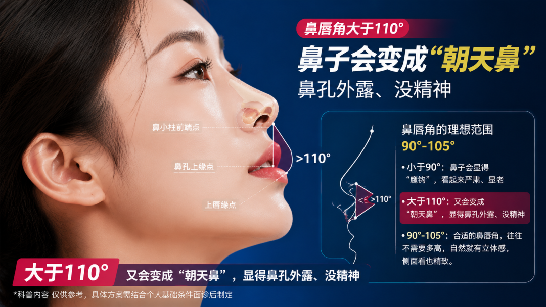 鼻唇角，鼻子好看的”灵魂角度”