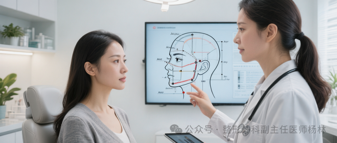 侧脸审美医美科普封面
