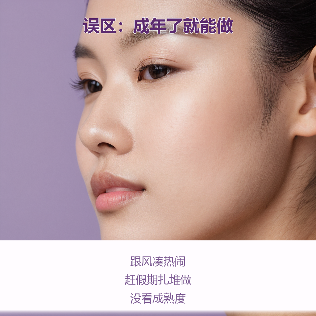 误区：成年了就能做