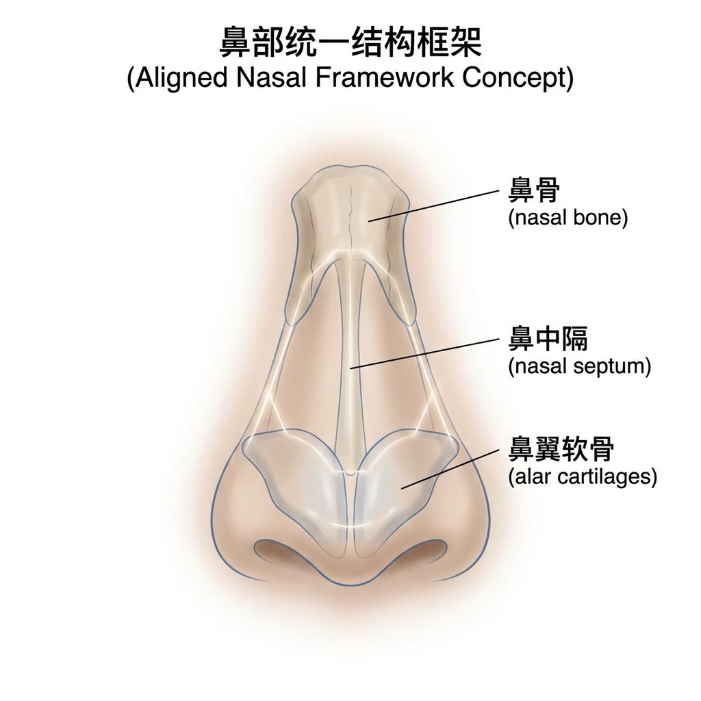 鼻部三结构整体框架