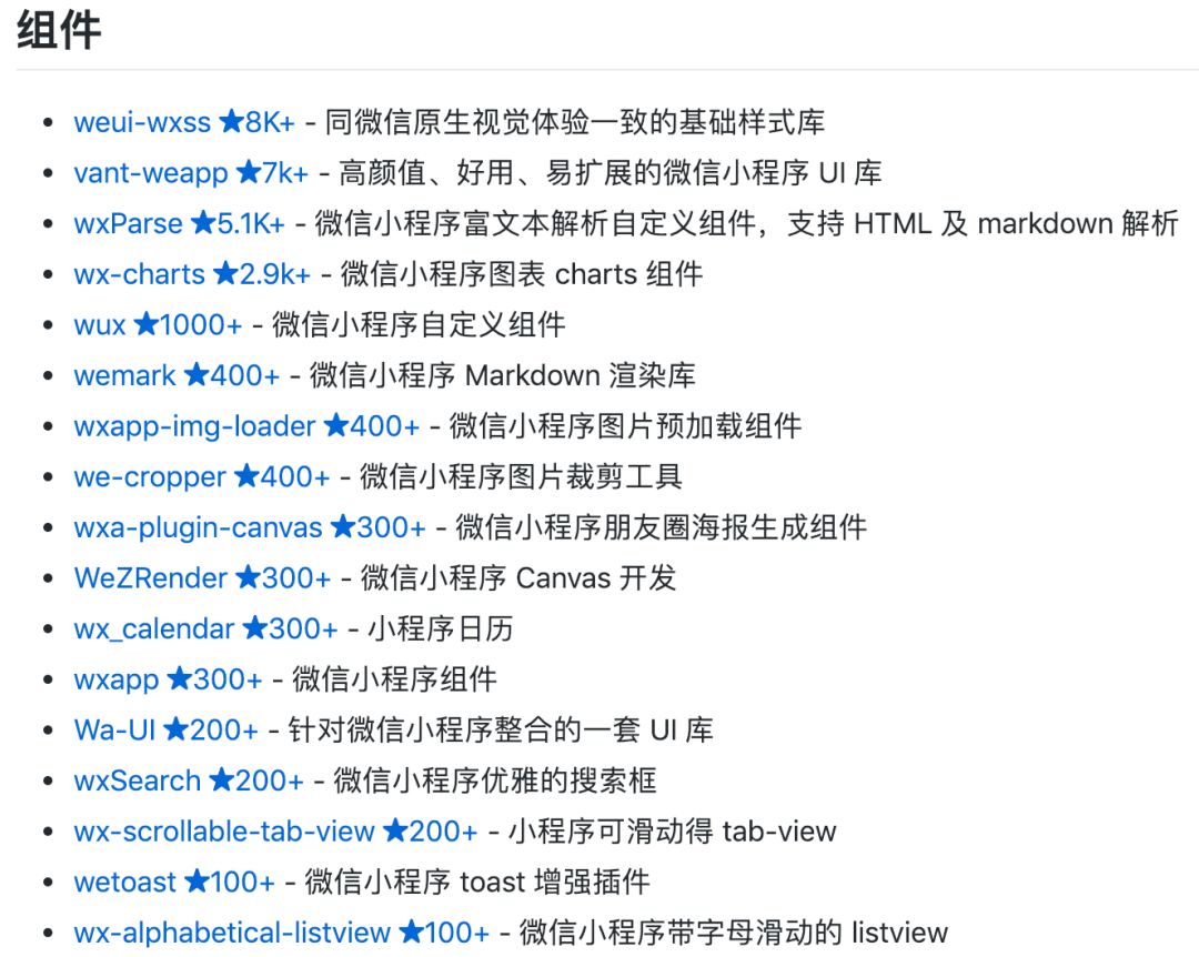 你需要的微信小程序开发资源