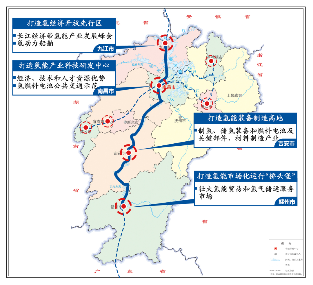 江西省氢能产业发展中长期规划（2023-2035年）