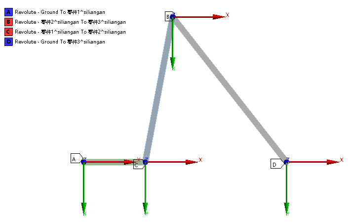 Adams&Workbench&Matlab四连杆机构运动学分析的图4