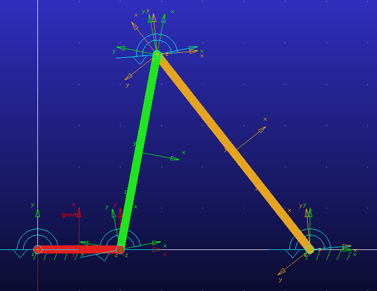 Adams&Workbench&Matlab四连杆机构运动学分析的图2