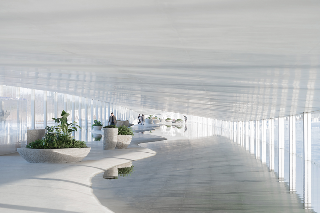 石上纯也中国新作在水美术馆巨大而温柔