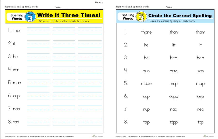 【免费资源分享】Spelling Words火爆美国小学词汇练习册-单词拼写 ，轻松掌握单词拼写