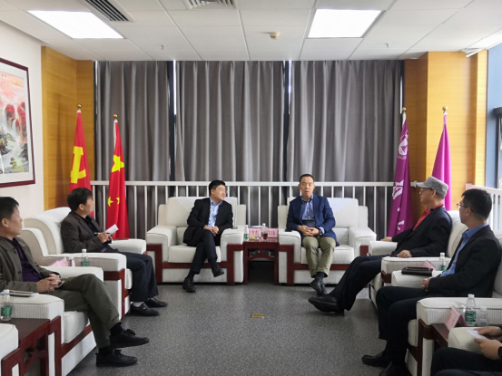 河源市商务局领导到我院考察交流 