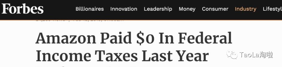 年赚百亿的亚马逊不仅不交税还退税 原来美国开公司避税还有这些神操作 洛杉矶华人资讯 微信公众号文章阅读 Wemp
