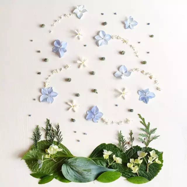 用花做画，把生活过成花，美翻了~