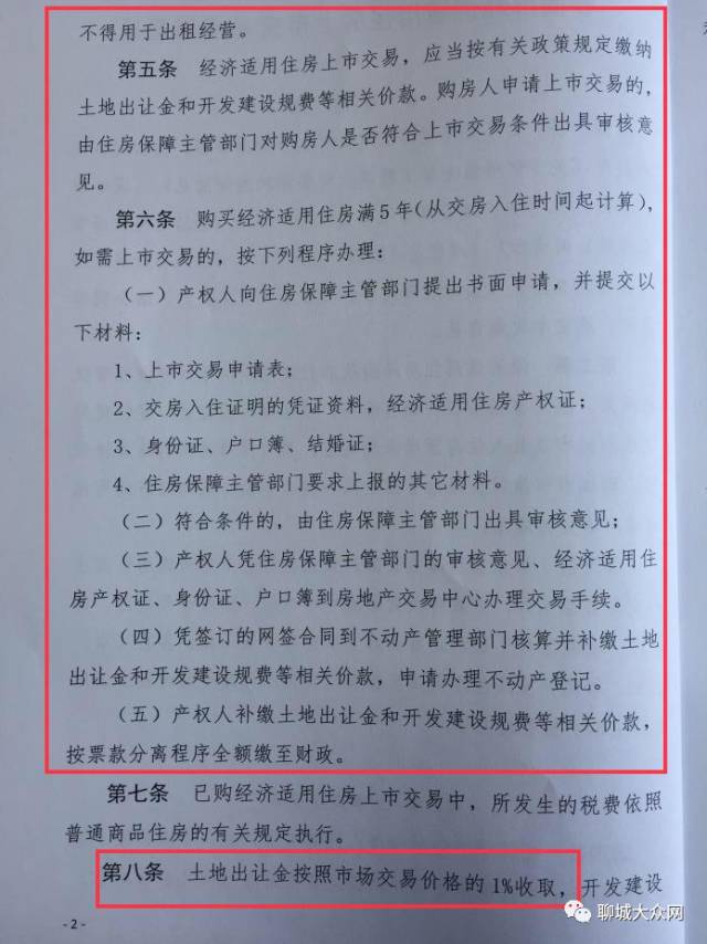 刚刚发布!聊城住建局新政出台!这类房子不满五年不得上市交易!