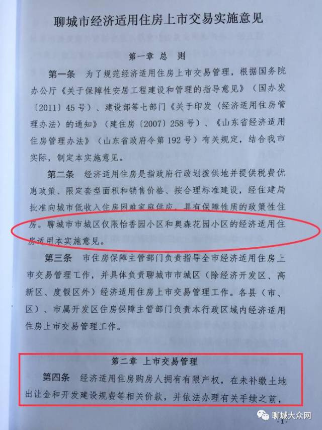 刚刚发布!聊城住建局新政出台!这类房子不满五年不得上市交易!