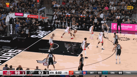 布朗尼硬抗文班亚马，防守态度决定一切，他的表现值得肯定#篮球_新科状元文班亚马_文班亚马NBA表现