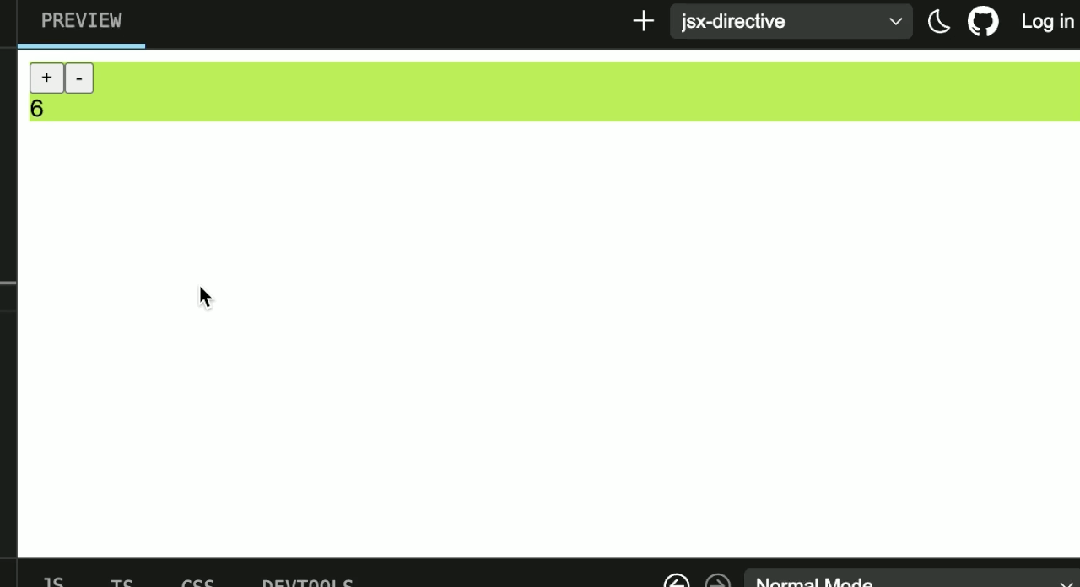 vapor mode 只更新发生改变的dom